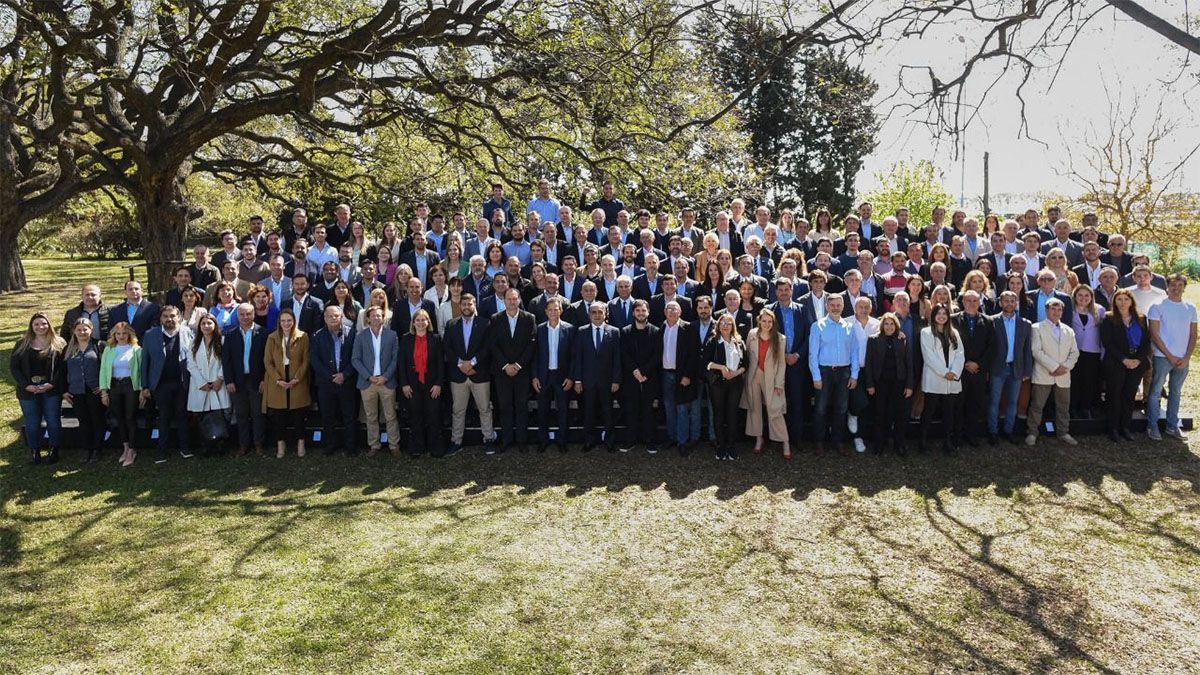 El encuentro del PRO con Horacio Rodríguez Larreta como protagonista. Omar De Marchi logró sumar a representantes de 22 provincias.