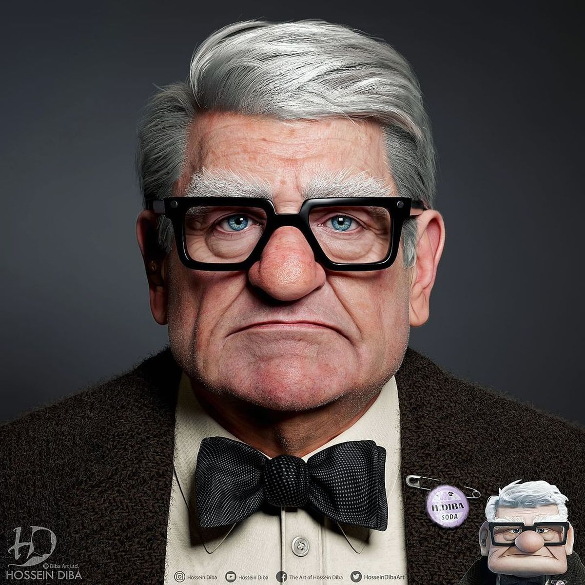 Carl Fredricksen de la película Carl Fredricksen de la película