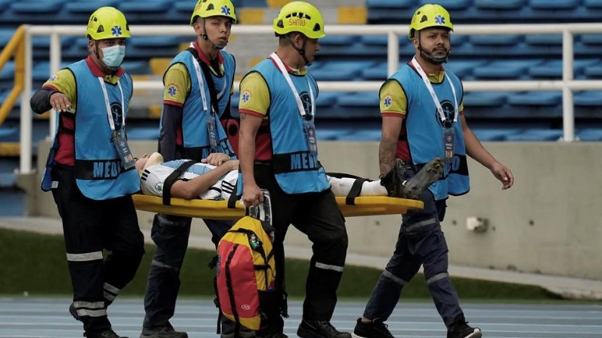 Facundo Buonanotte sufrió traumatismo de cráneo.