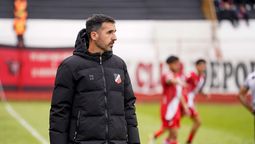 Mariano Echeverría, DT del Deportivo Maipú, se fuee con un sabor amargo por no haber ganado el partido ante San Martín de San Juan.