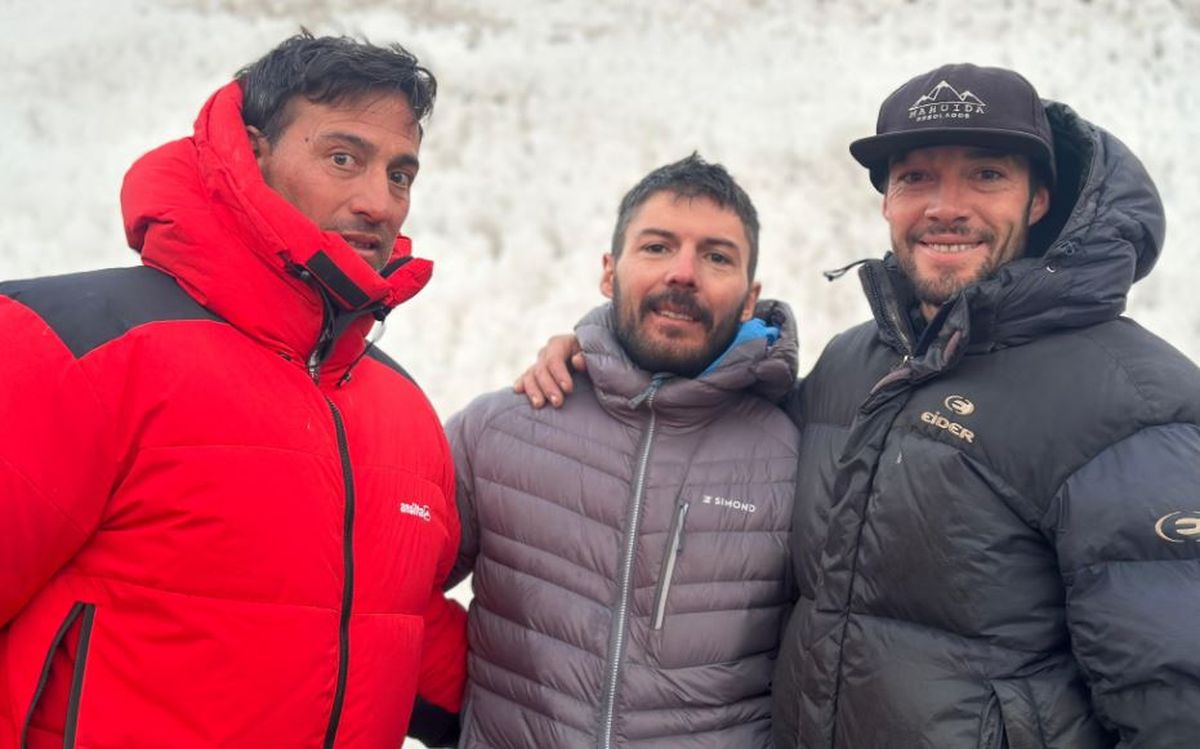 Gerardo Tejeda, Benjamín Beaufils y Francisco Cisterna.