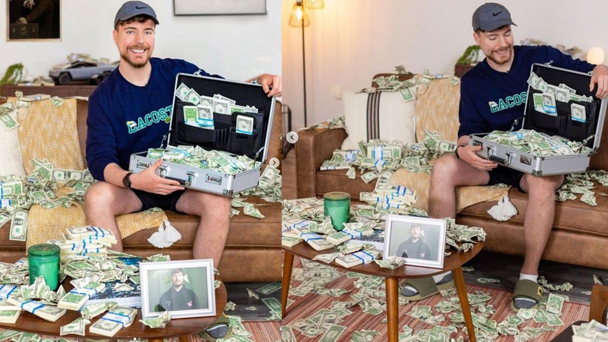 El famoso youtuber Mr. Beast sorteará 50 mil dólares.