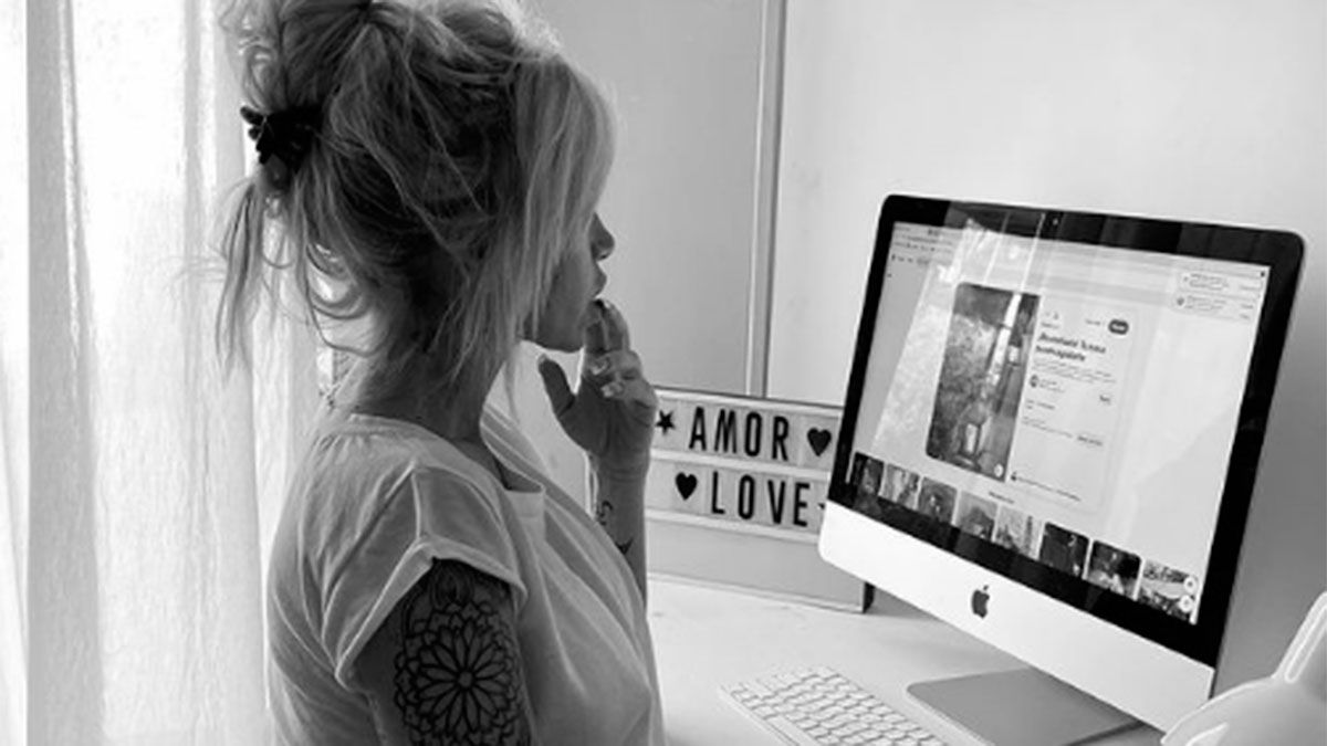 Florencia Peña metió foto desde atrás: 