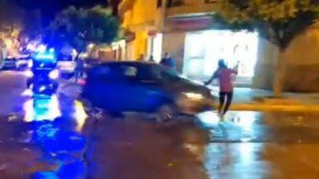 Filmaba después de un choque y transmitió en vivo otro impactante accidente