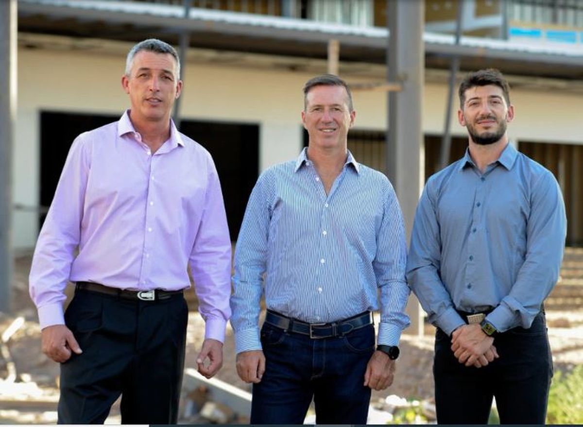 Ricardo Videla, José Luis Saldaña y Juan Manuel Saldaña, Director Comercial y Responsables de Grupo Saldaña.