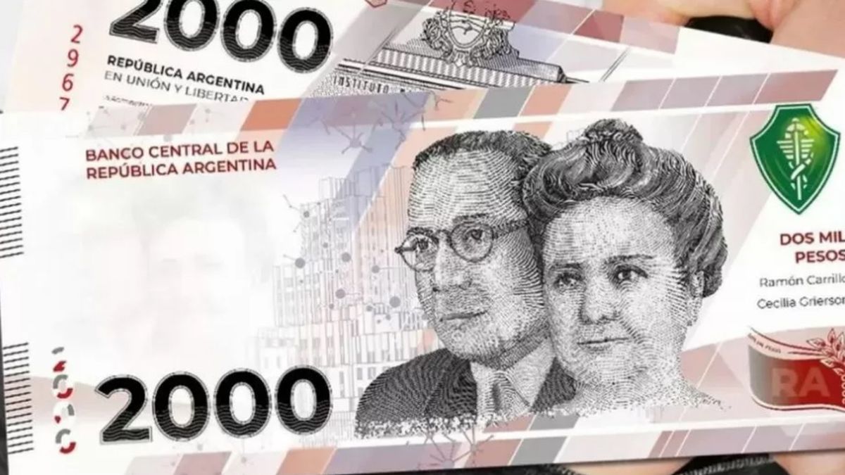 Existe un billete de $2000 cotizado en un millón de pesos.