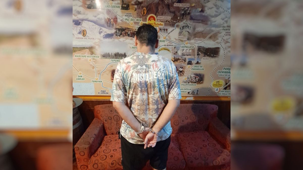 Un hombre quedó detenido como sospechoso del robo que sufrió una turista chilena en la Capital de Mendoza. Foto: Ministerio de Seguridad