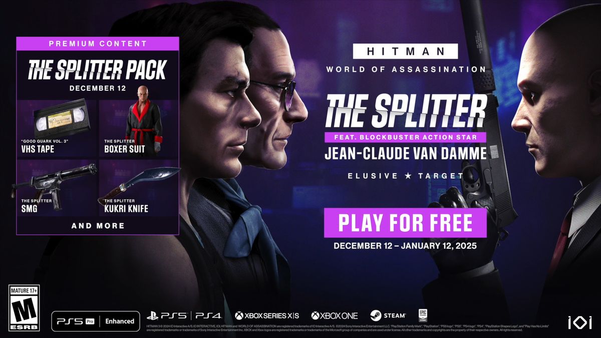 Hitman será gratuito desde el 12 de diciembre. Hitman será gratuito desde el 12 de diciembre.