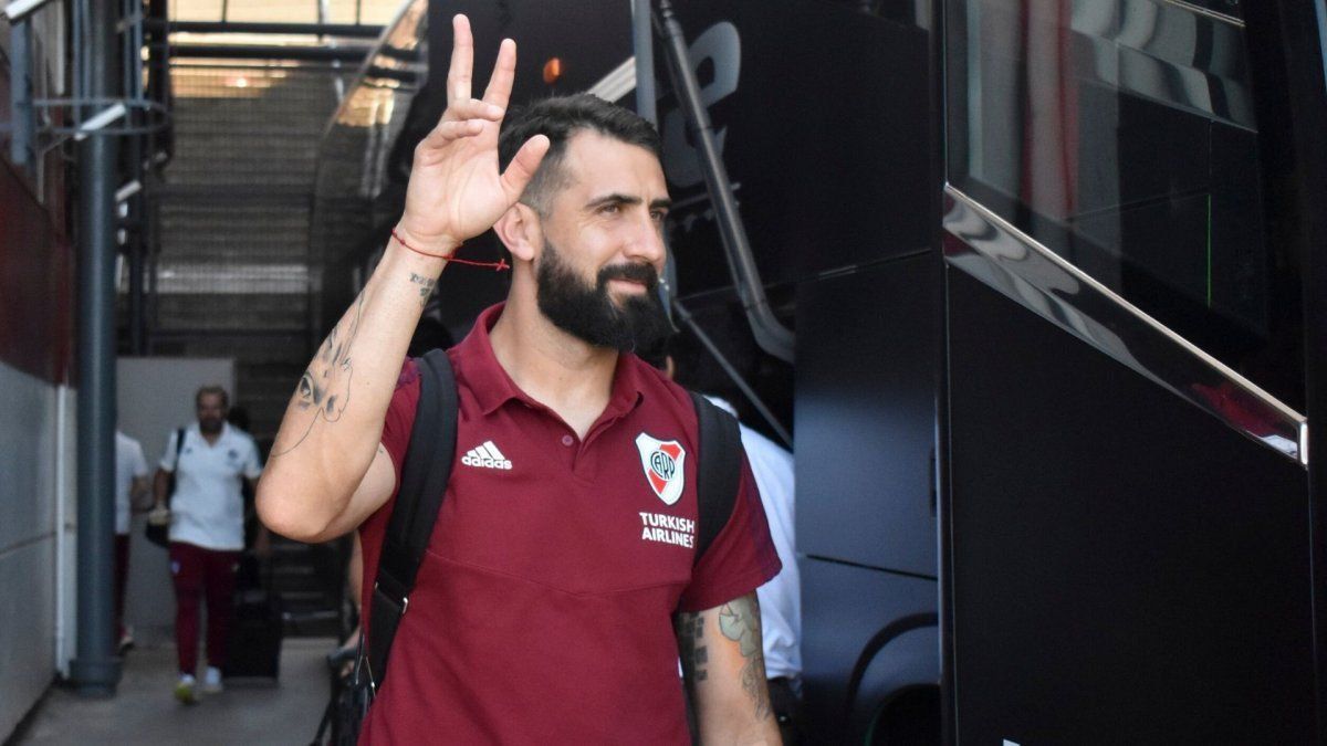 Lucas Pratto estará como titular en River ante Godoy Cruz.