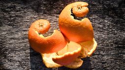Las propiedades de la cáscara de mandarina se potencian con el sol