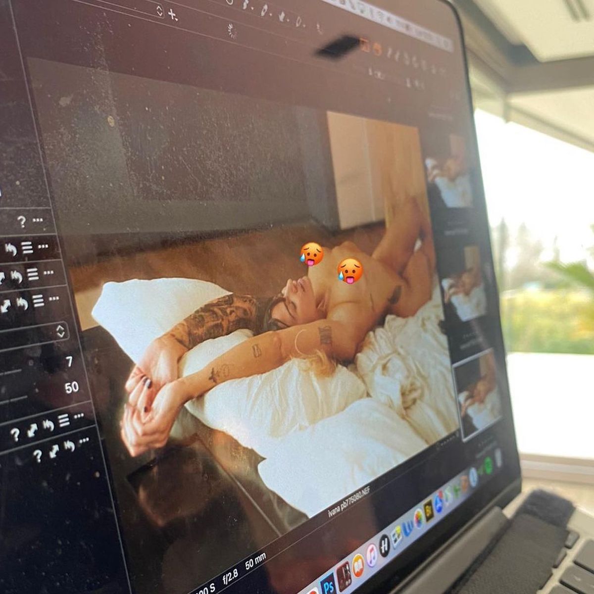 Ivana Nadal sin ropa y con la censura correspondiente para Instgra, pero que no correrá en Playboy.