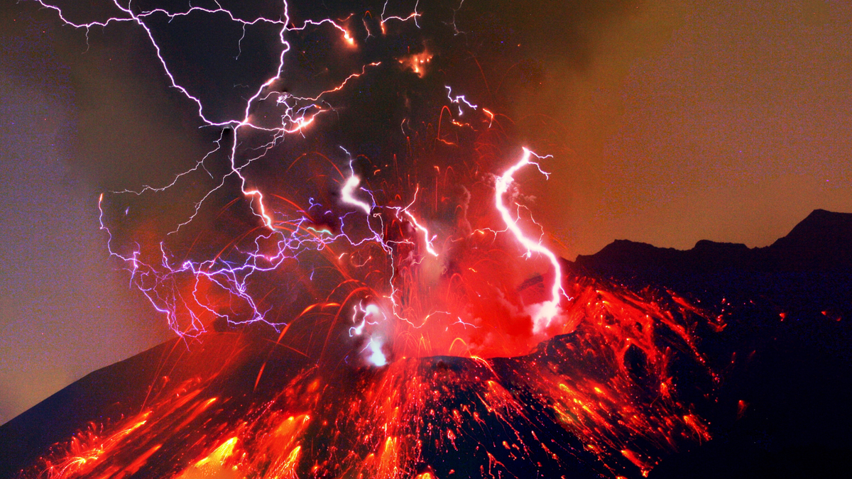 Estas son fuertes erupciones 