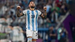 Nicolás Otamendi llegó a los 100 partidos con la camiseta Albicileste.