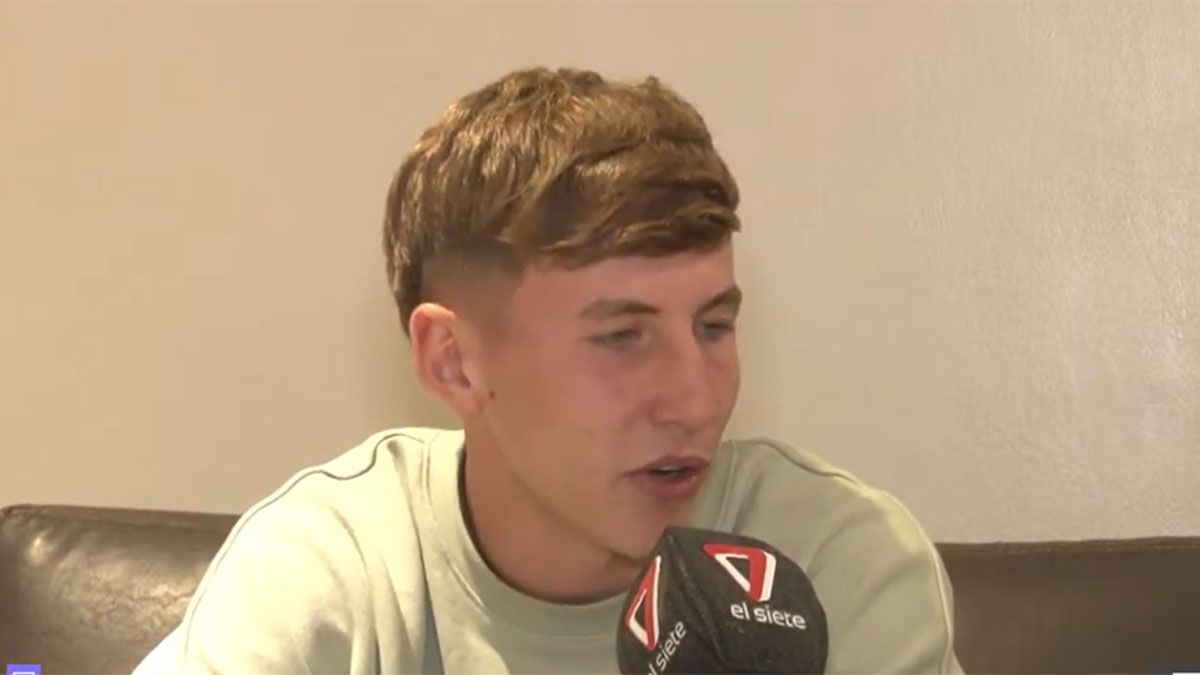 Santino Andino dialogó con Canal 7 Mendoza.