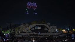 Espectáculo de drones en la Fiesta Nacional de la Vendimia 2026. Espectáculo de drones en la Fiesta Nacional de la Vendimia 2026.