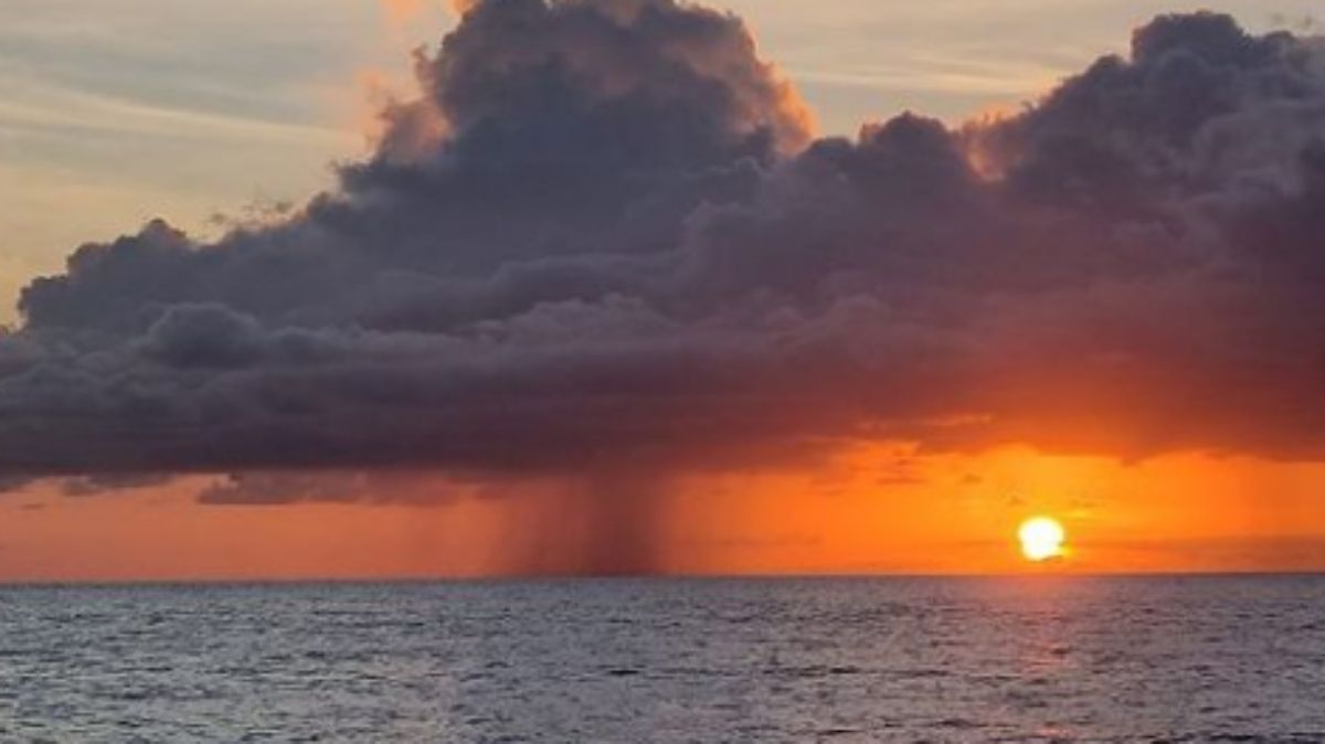 Los mendocinos conocieron las distintas caras del mar. Desde días de extrema calma, con pesca y avistamientos de fauna, hasta durísimas tormentas con olas enormes.