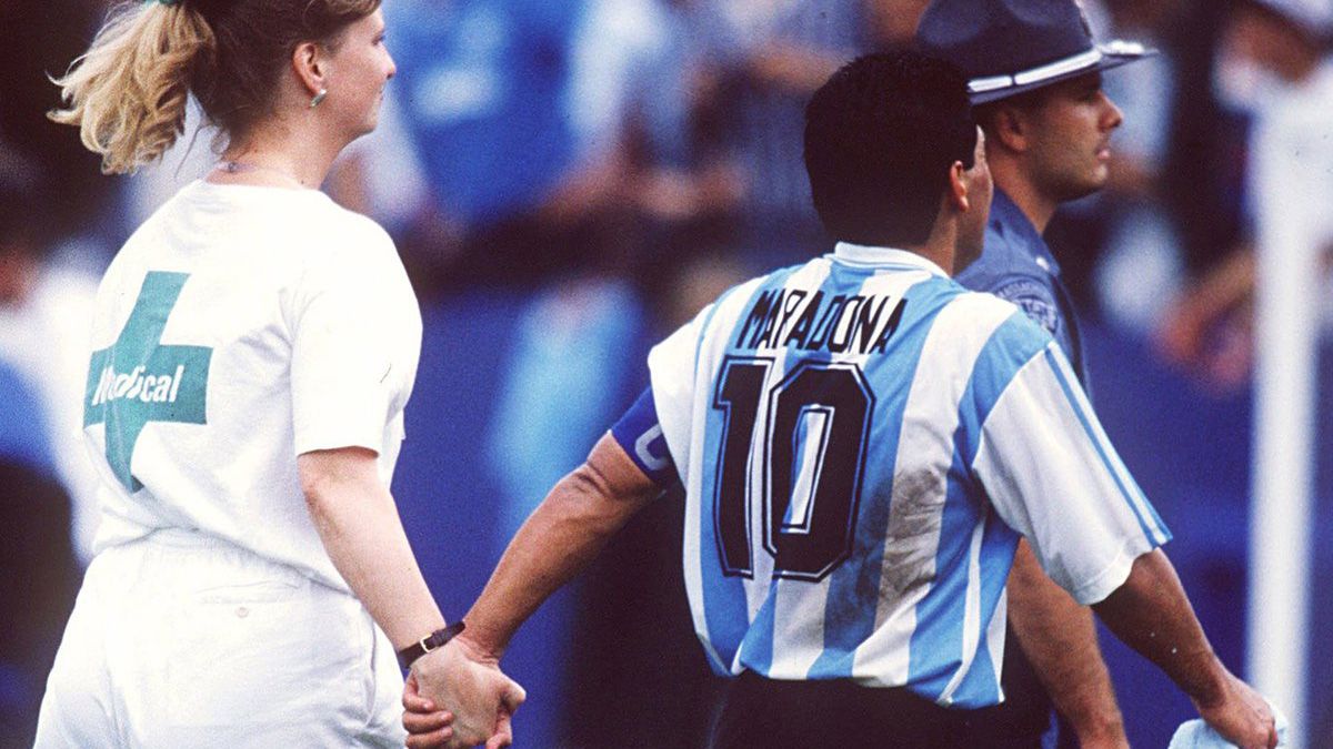 Diego dio doping positivo en el Mundial 94.