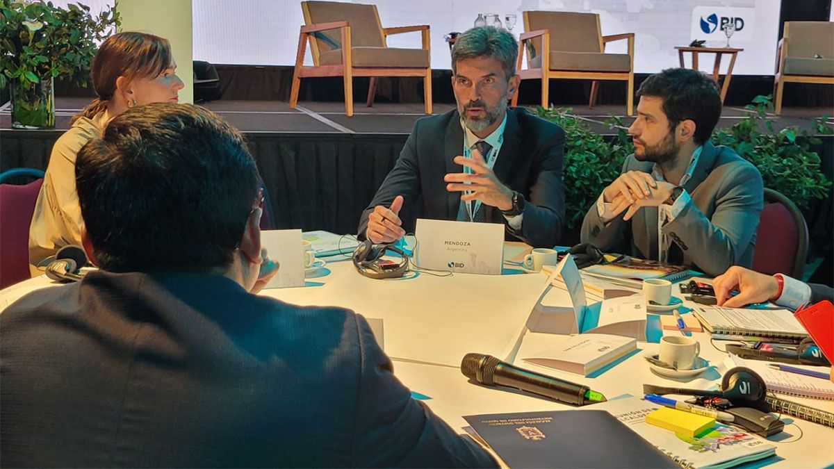 El intendente de Capital, Ulpiano Suarez, uno de los mendocinos que participa de la cumbre del C40.