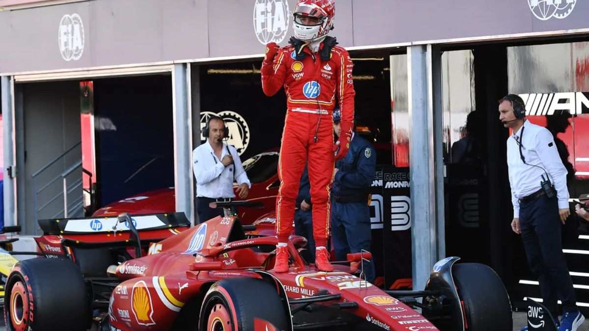 Charles Leclerc y el equipo Ferrari celebró la pole position y en el principado sueñan con un triunfo local en el Gran Premio de Mónaco.