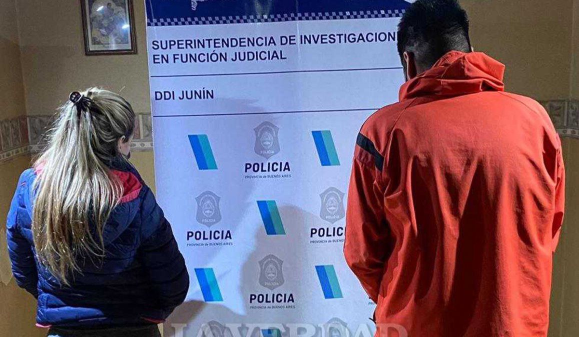 La pareja que fue detenida por asesinar a un hombre dentro de su autio en el ex Vivero Municipal de Junín