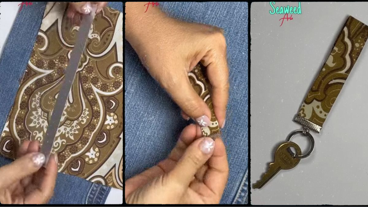 Reciclaje: así de fácil puedes hacer un llavero. Reciclaje: así de fácil puedes hacer un llavero.