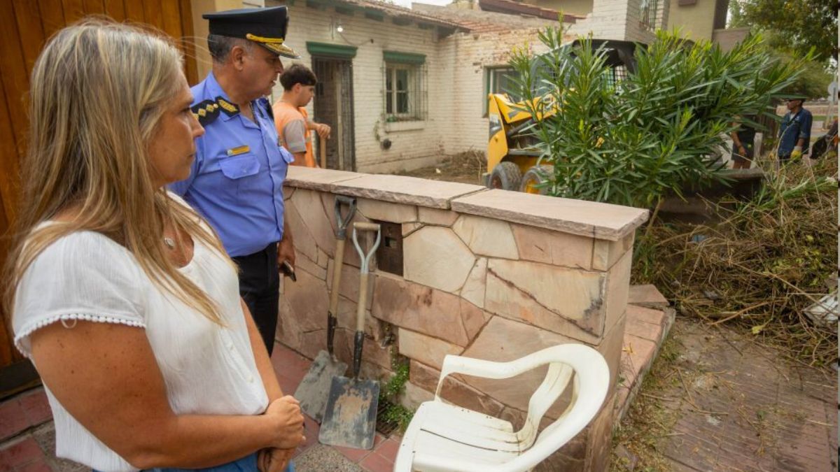 Godoy Cruz estrenó el protocolo antiaguantaderos y desalojó una casa tomada hace una semana
