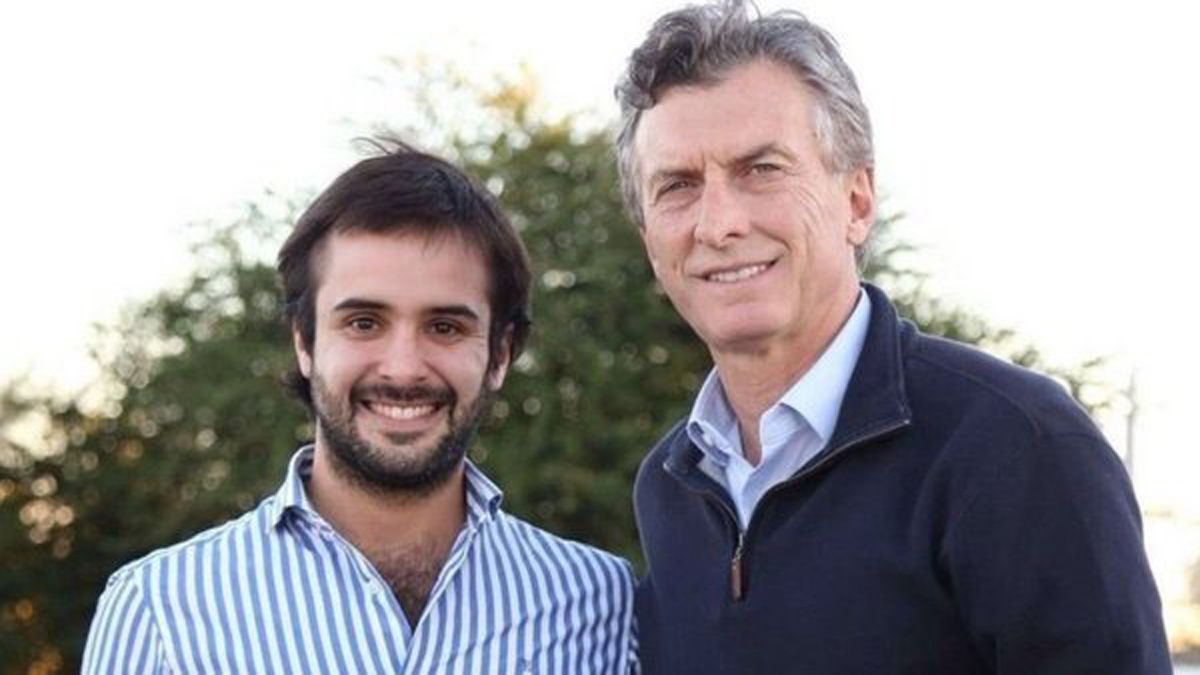 El diputado del Pro junto a Mauricio Macri.
