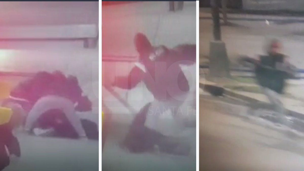 Tres menores le robaron el arma a una mujer policía