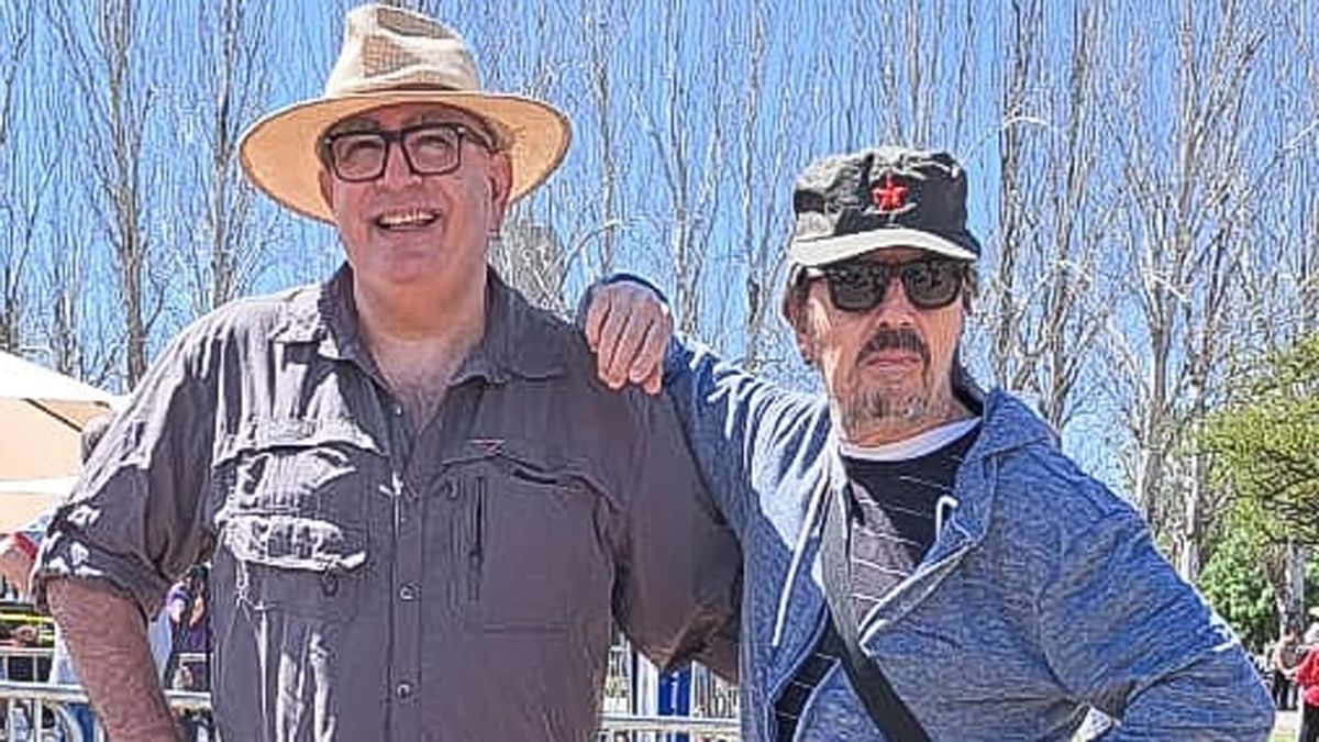 Ricardo Motacuto y Andrés Gabrielli, la mañana de Nihuil Ricardo Motacuto y Andrés Gabrielli, la mañana de Nihuil