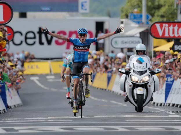 Daniel Martin se quedó con el noveno parcial del Tour de France