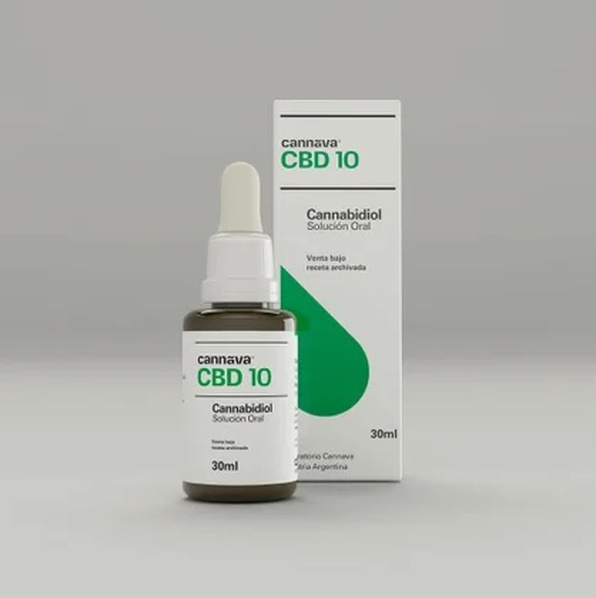 El CBD 10 que fabrica Cannava. La empresa estatal jujeña ya colocó su producto en varias farmacias de la provincia, y desde diciembre se comercializa bajo receta.