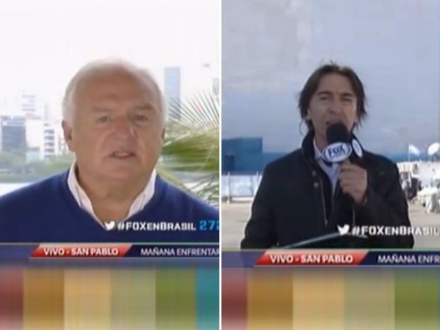 Duro cruce entre Fernando Niembro y Marcelo Benedetto