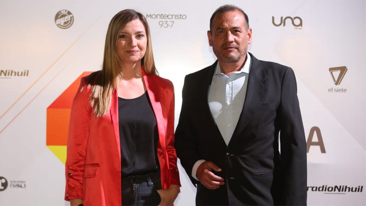 Paola Piquer y Juan Quibar, gerentes editoriales de Grupo América Cuyo.