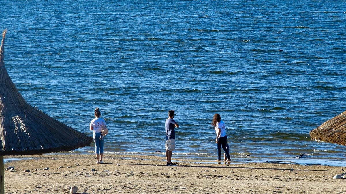 Una imagen del dique Las Palmeras, en San Luis, donde murió ahogada la mendocina por razones que aún se desconocen.