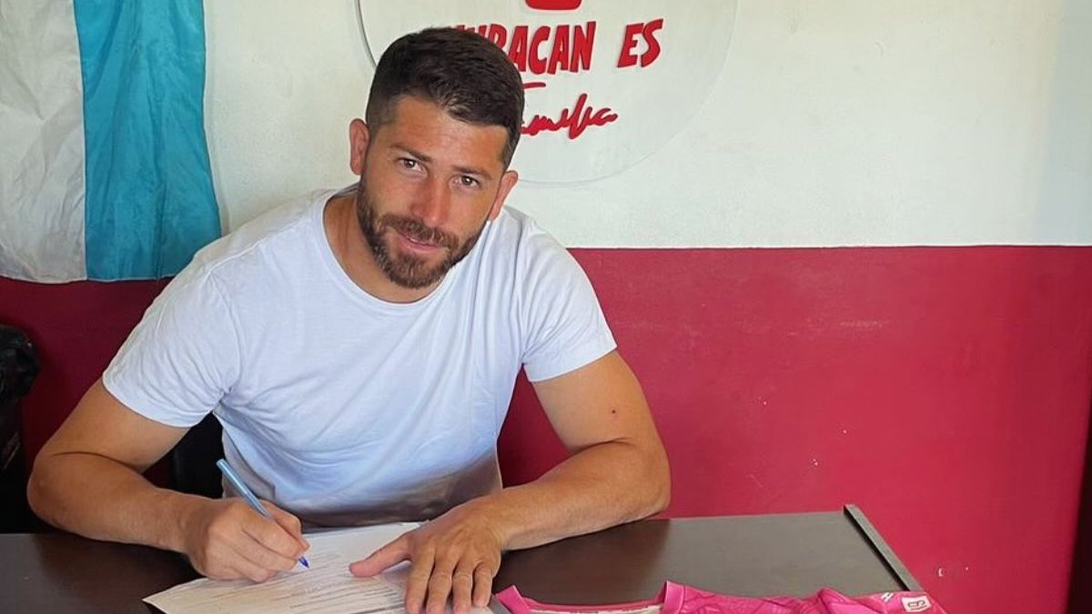 Cristian Aracena se prepara para vivir una nueva temporada con Huracán Las Heras en el Federal A. Foto: Gentileza Prensa Huracán.&nbsp;