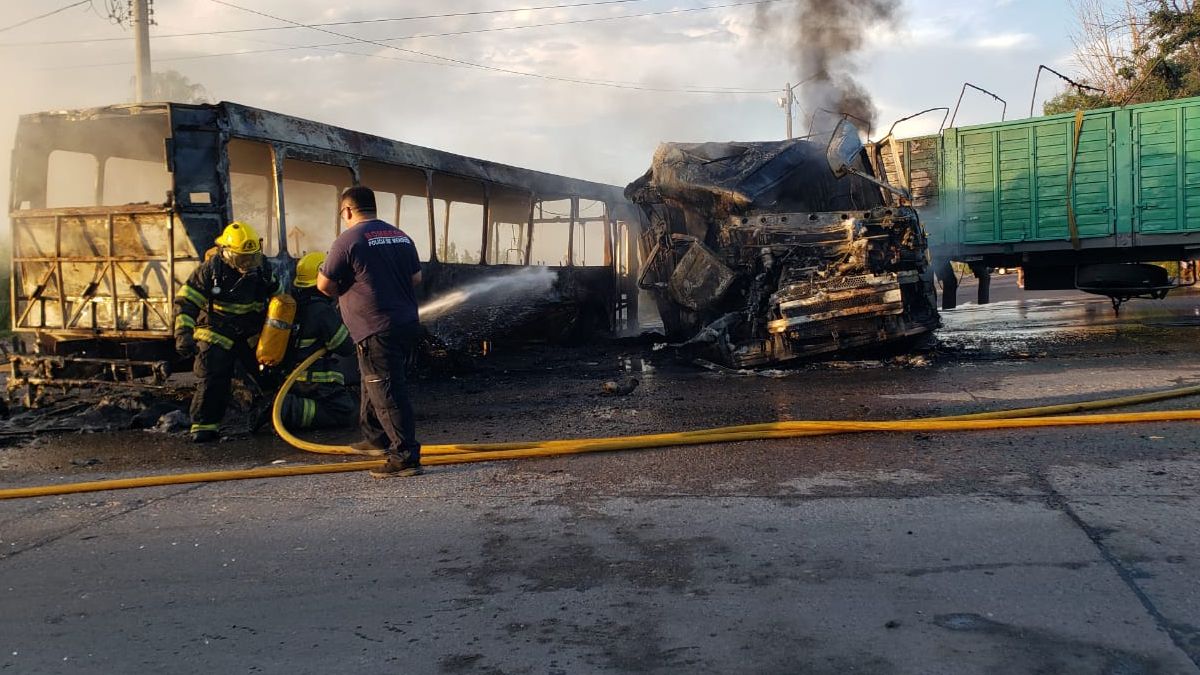 El chico de 12 años que falleció este sábado iba con el padre en el camión que chocó con el micro en Maipú.