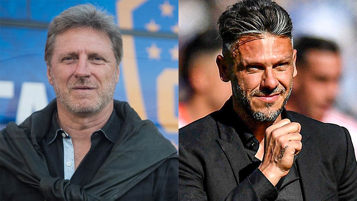 Quique Hrabina y Martín Demichelis.