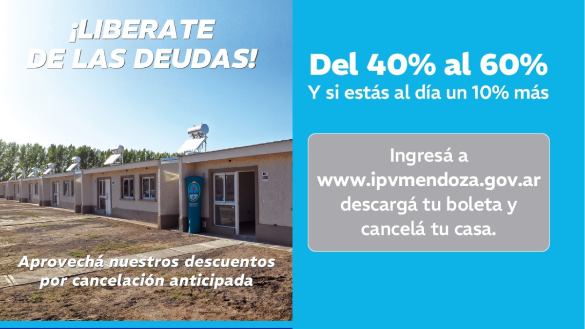 El IPV anunció en febrero que hubo récord en la cancelación de deudas a pocos días de que finalicen los descuentos El IPV anunció en febrero que hubo récord en la cancelación de deudas a pocos días de que finalicen los descuentos
