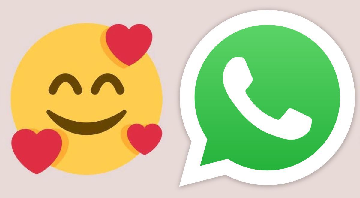 WhatsApp qu significa la carita rodeada de corazones