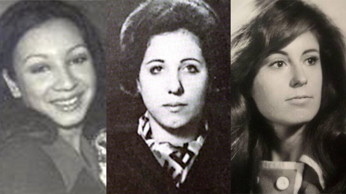 María Cristina Lillo Monenegro, Gladis Beatriz Sabatino y María Inés Correa Llano.