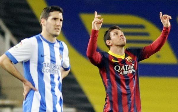Messi marcó y alcanzó un nuevo récord en Barcelona
