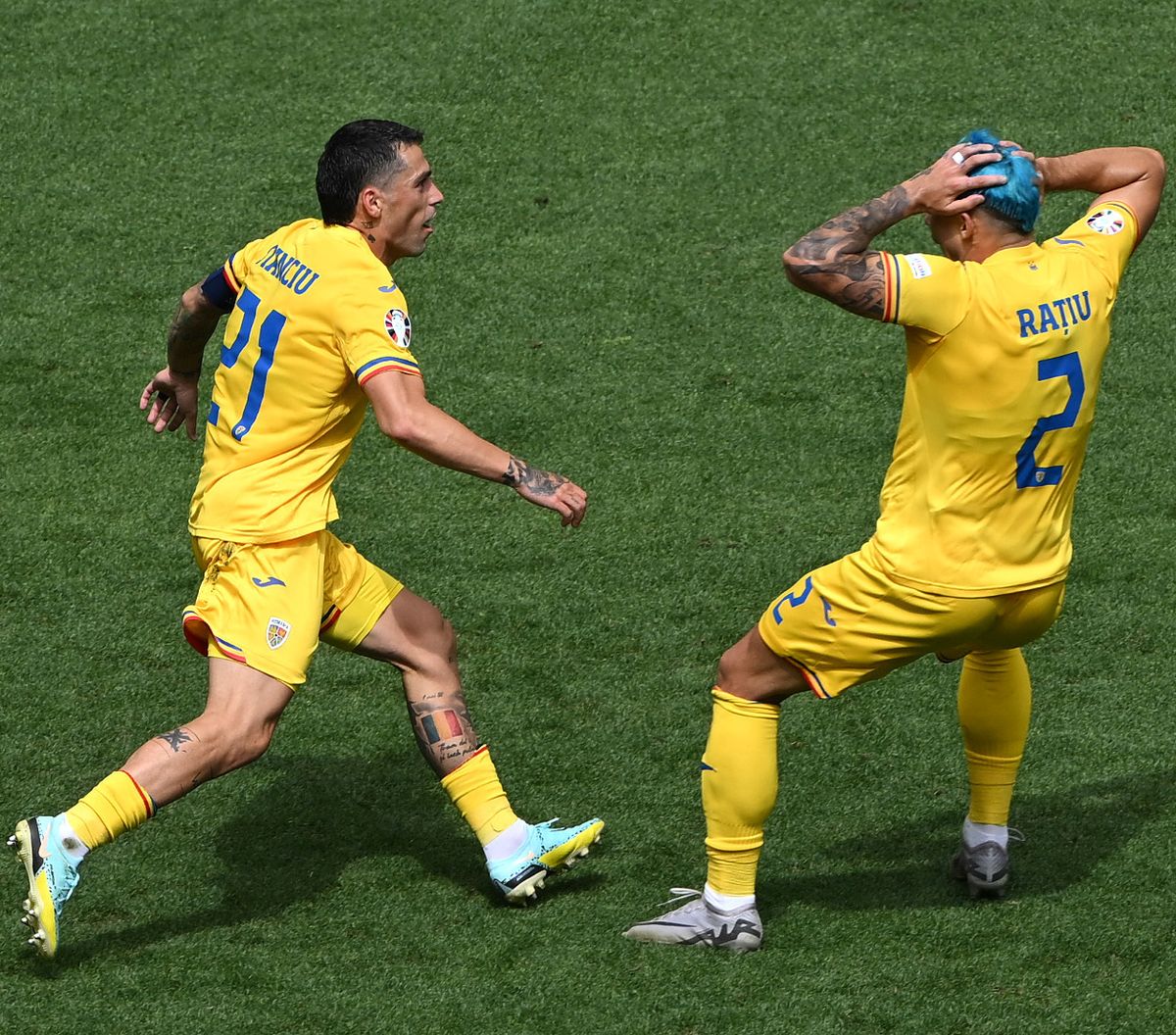 Rumania jug&oacute; un partidazo y gole&oacute; 3 a 0 a Ucrania.&nbsp;