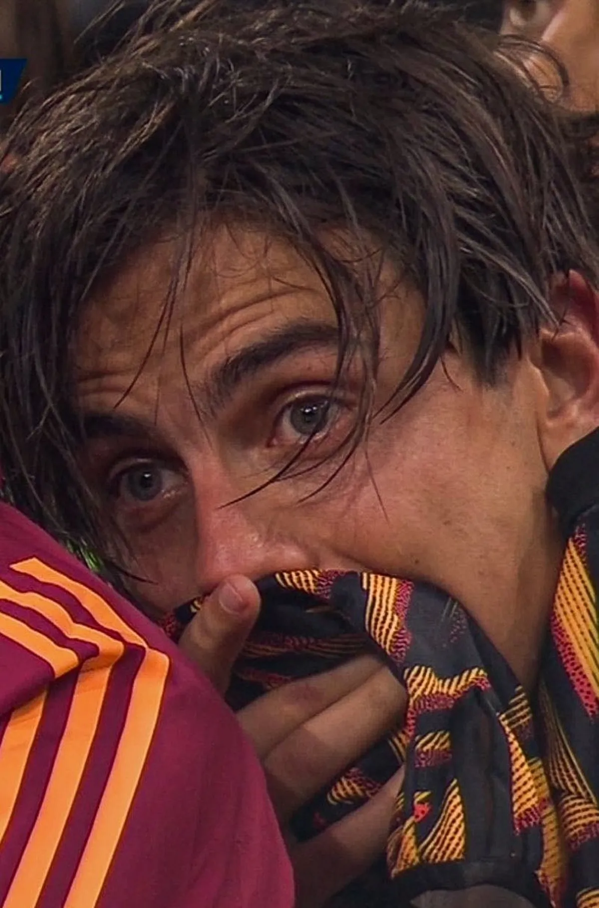 La cara de Paulo Dybala lo dice todo.