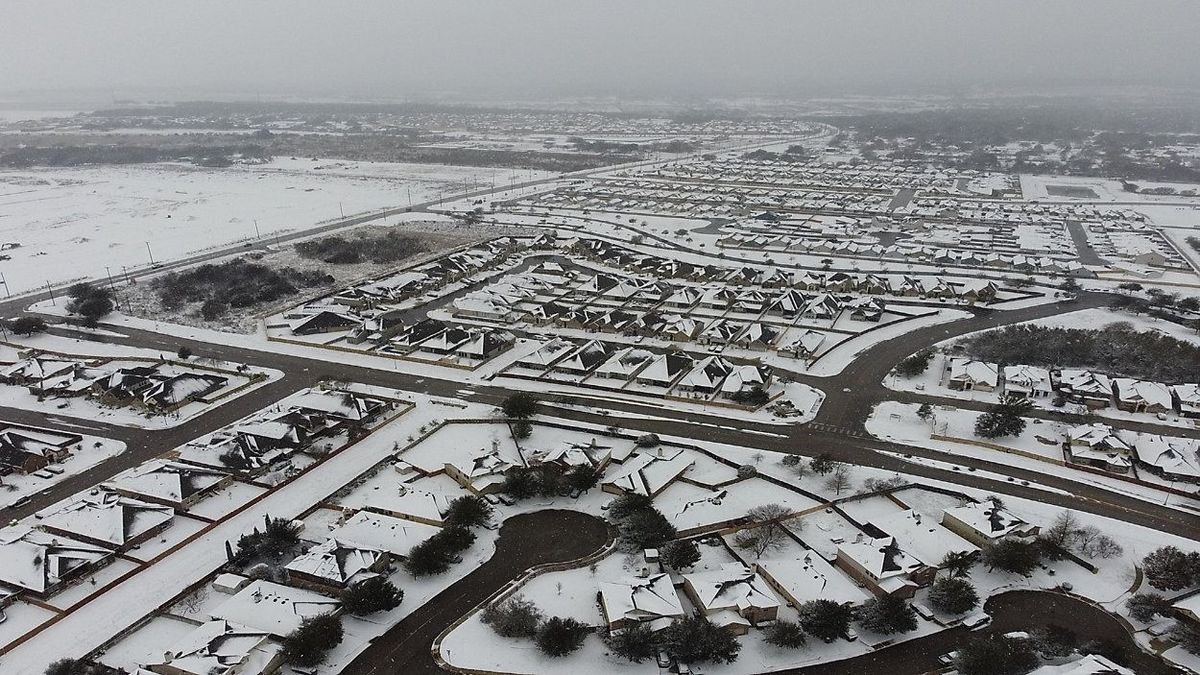 El frío parece muy lejano para los habitantes de San Antonio