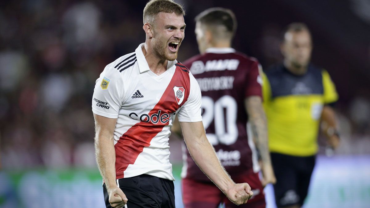 Lucas Beltrán, goleador de River, es seguido por Roberto Mancini para llevarlo a la selección de Italia con Mateo Retegui