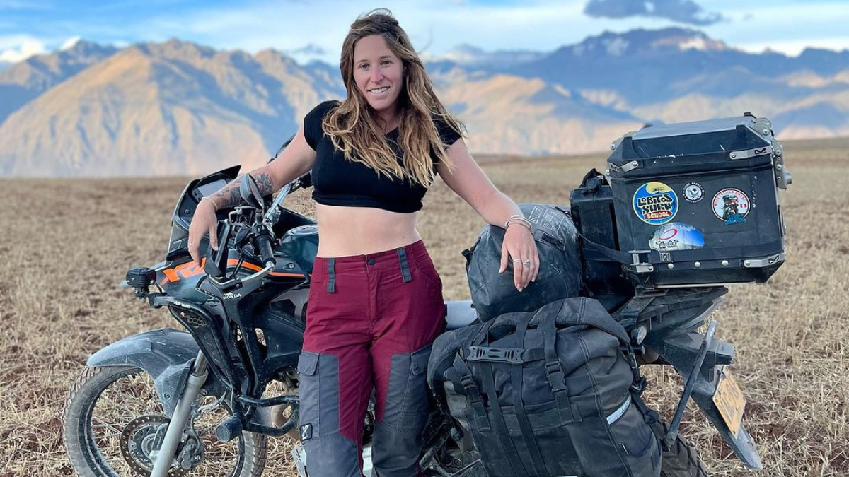 Melissa Orth podrá retomar sus planes de llegar en su moto hasta Ushuaia.