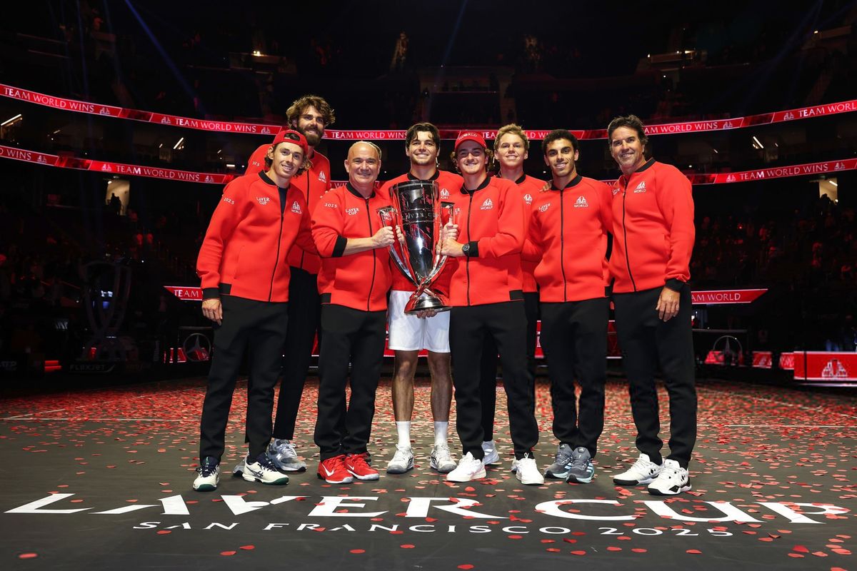 El Team World con la Laver Cup.