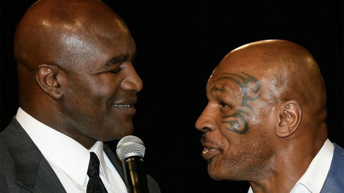 Evander Holyfield desafió a Tyson y lo invitó a volver a bailar