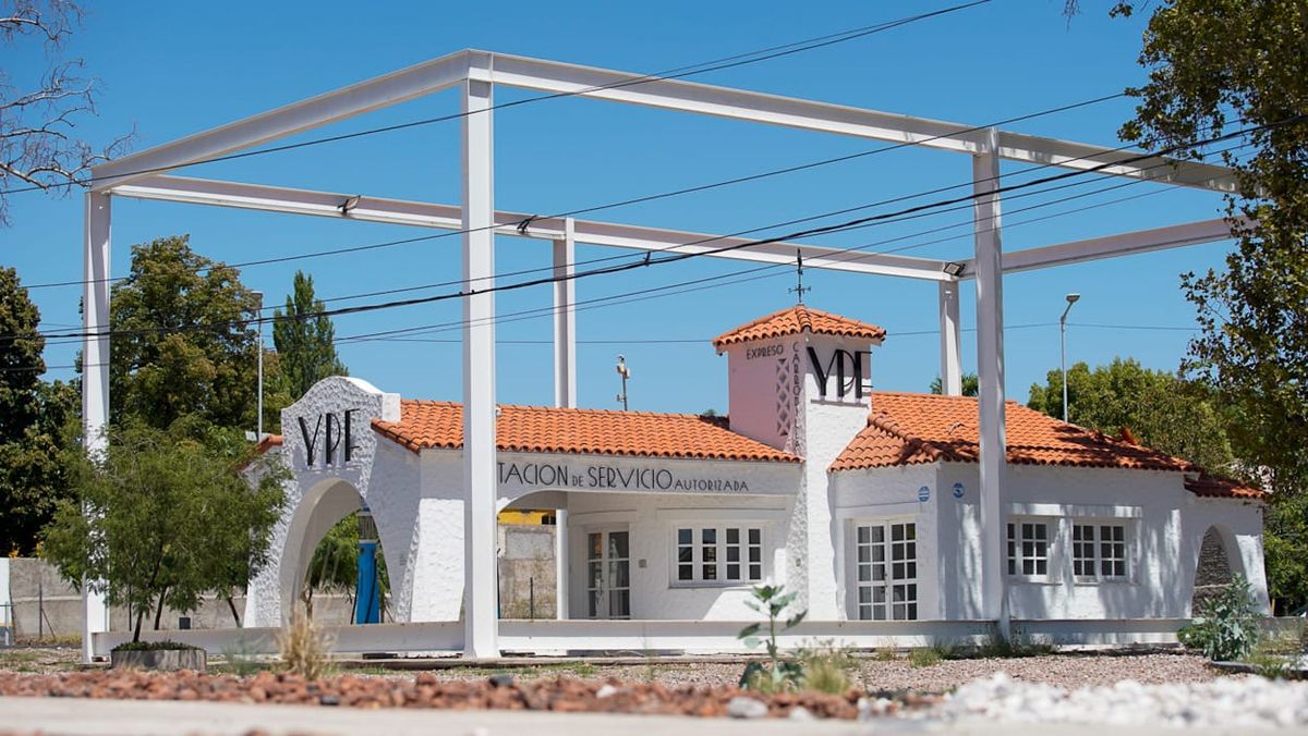 La vieja estación de servicio YPF