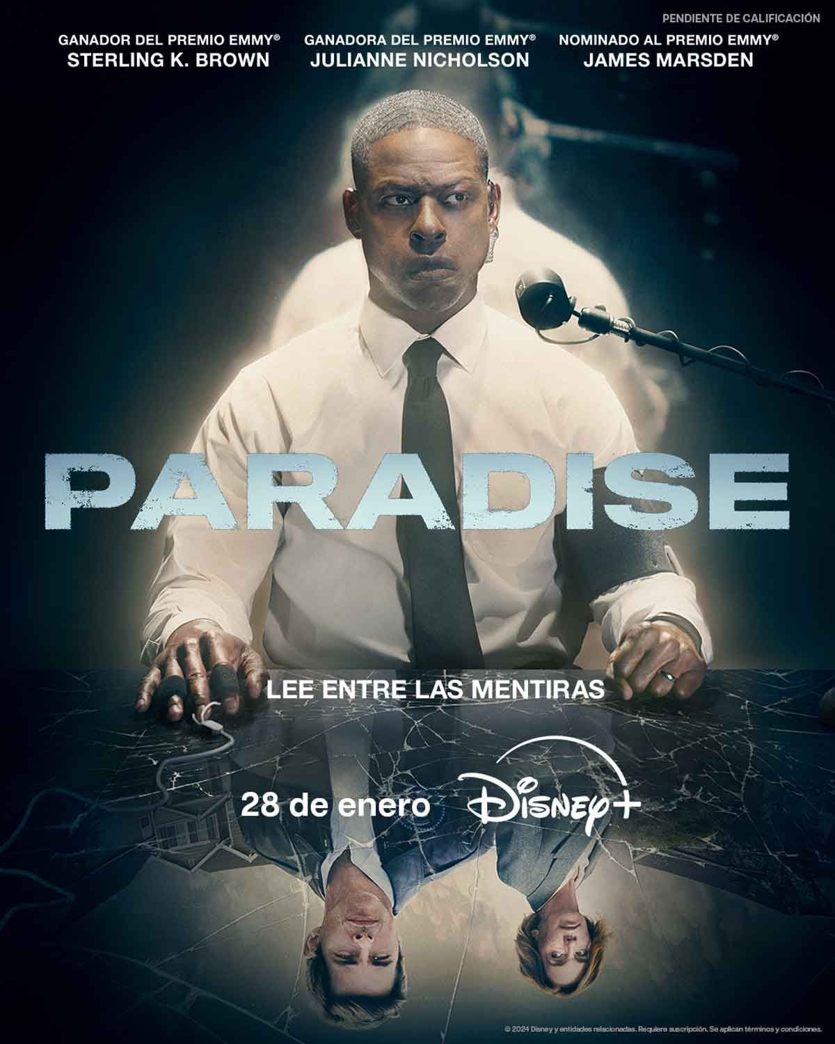 Éxito avasallante. Disney Plus tiene la serie Paradise, con Sterling K. Brown, James Marsden y Julianne Nicholson. Éxito avasallante. Disney Plus tiene la serie Paradise, con Sterling K. Brown, James Marsden y Julianne Nicholson.